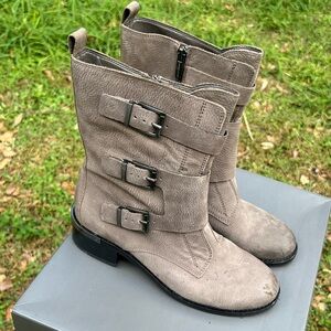 Vince Camuto three strap moto boots